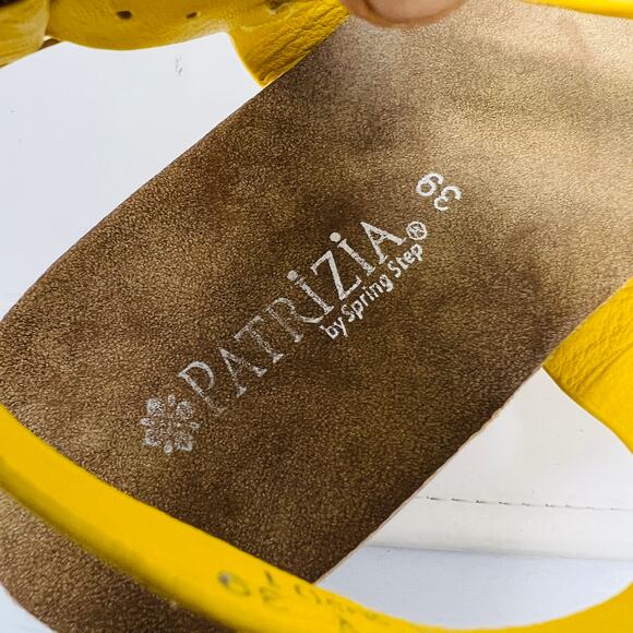 Patrizia Kalissa Sandal Yellow Strap Toe - 39 - Picture 4 of 4